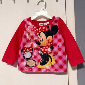 Disney Minnie Mouse Baby Girl Pajama Top